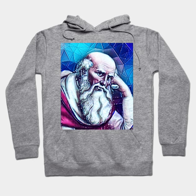 St. Jerome Snowy Portrait | St. Jerome Artwork 13 Hoodie by JustLit